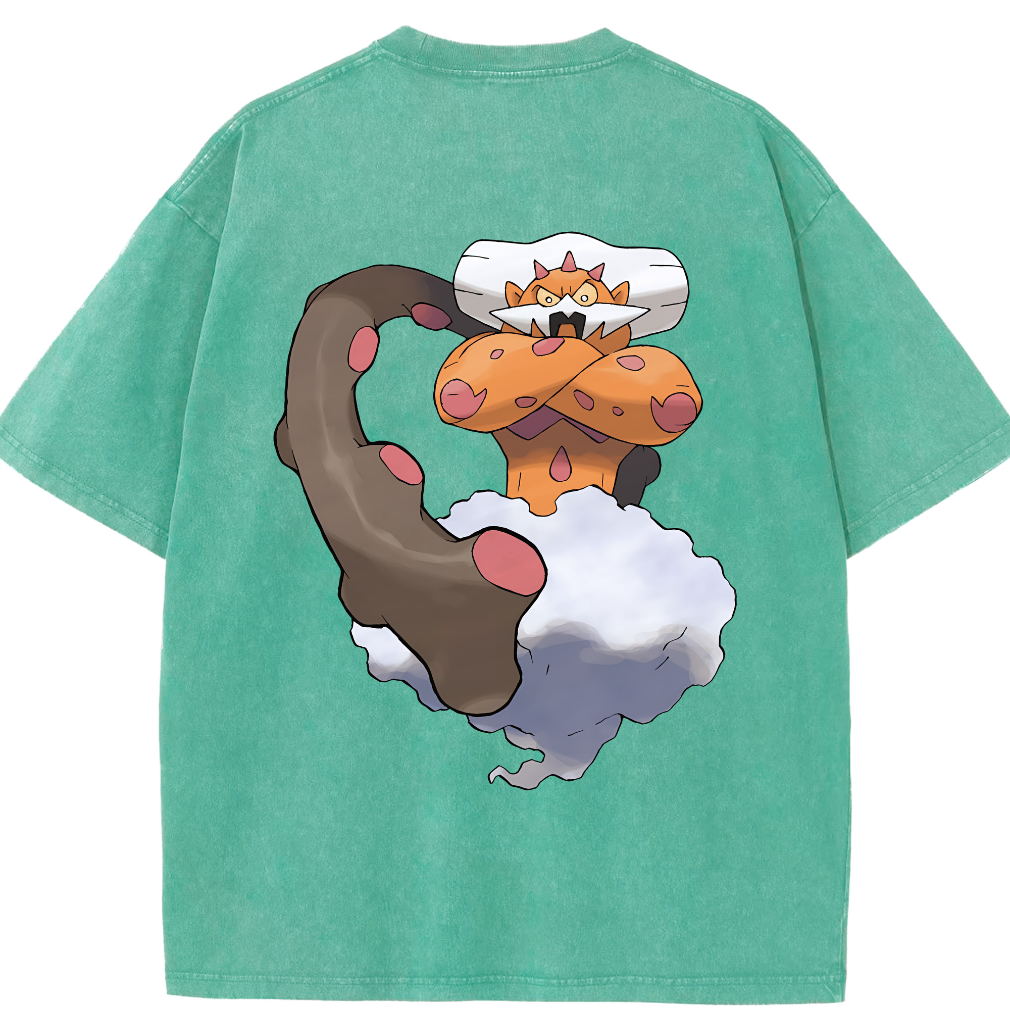 （画像用） ポケットモンスター Pokémon 綿100% ヴィンテージ風 半袖Tシャツ（背面プリント）